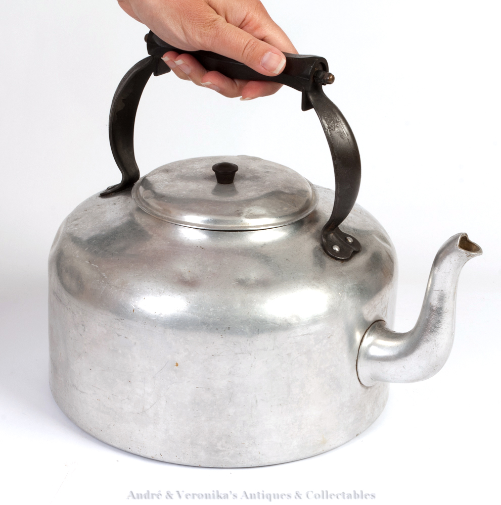 Vintage Irish 5 LITRE KETTLE Castle Brand Aluminium Large Huge Camping